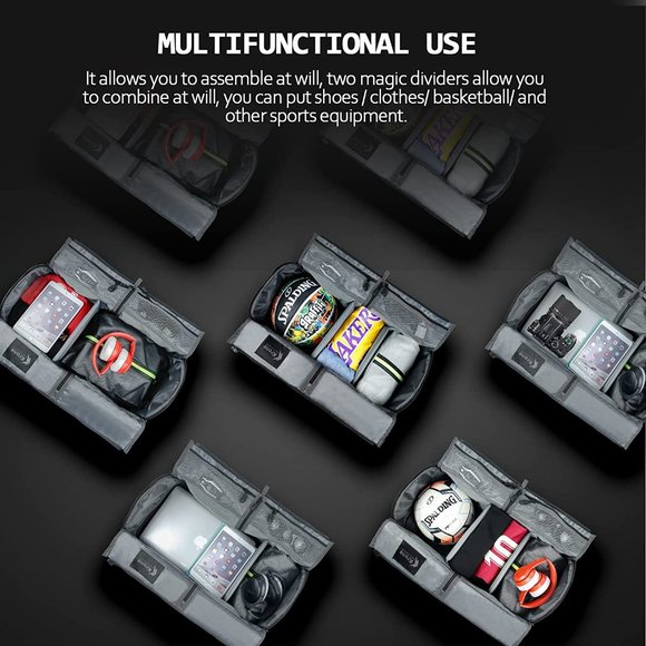 Premium Suit Garment Duffel Bag for Travel Foldable Stylish Hand Carry Shoulder - Picture 4 of 6